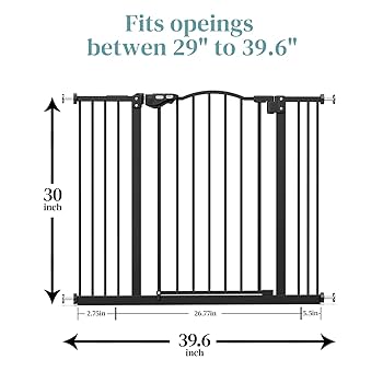 ［M様ご確認］　BP29【Peter Squeezed Under Gate】 Amazon.com: InnoTruth 29-39.6” Baby Gate for Stairs